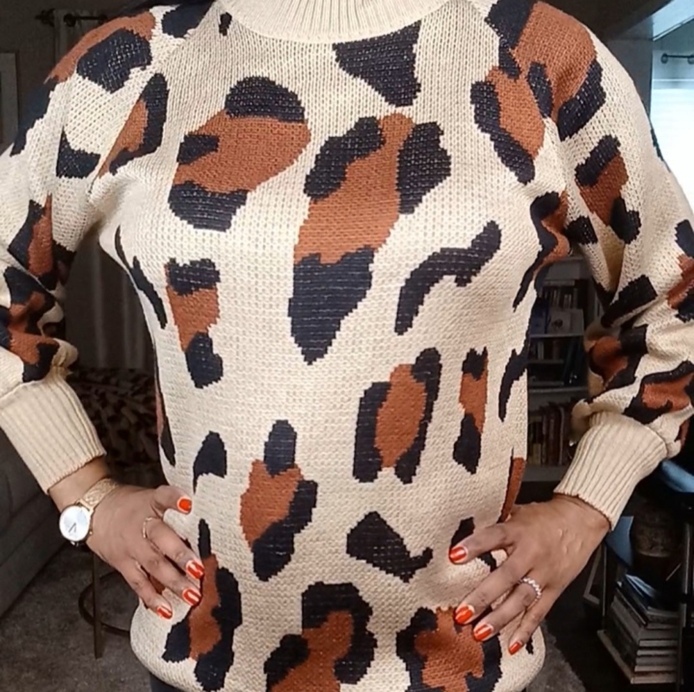 LDS Leopard Sweater(Final $)